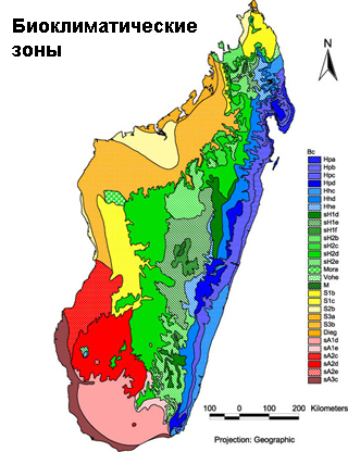 Биоклиматические зоны Мадагаскара