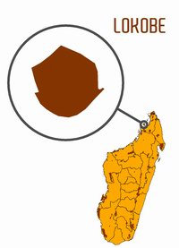 Расположение заповедника Лукубе на карте Мадагаскара